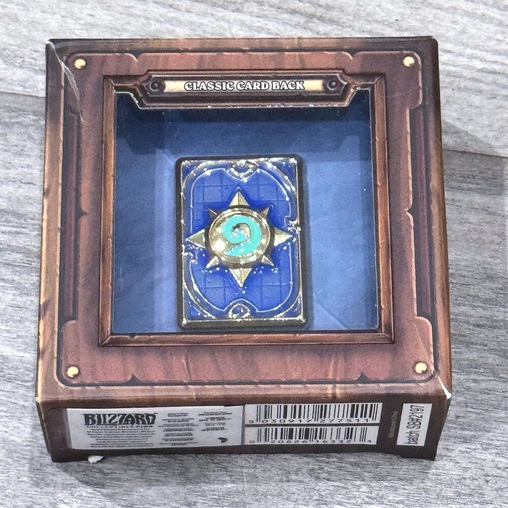 Blizzard Hearthstone Classic Card Back Pin Blizzcon Exclusive *Rare*
